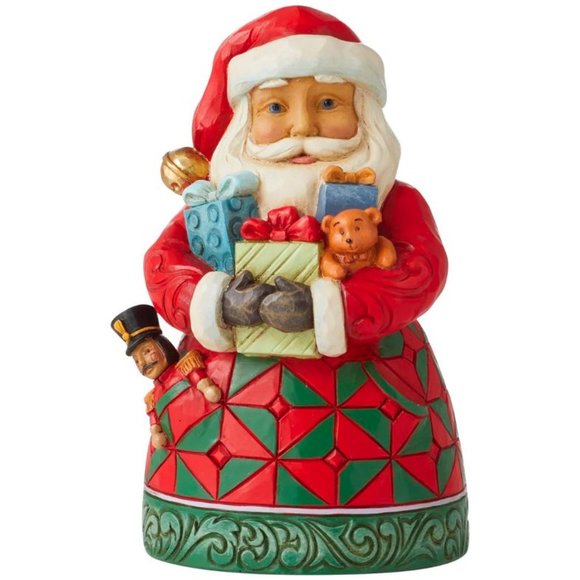 Jim Shore Heartwood Creek Santa with Gifts Pint-Sized...